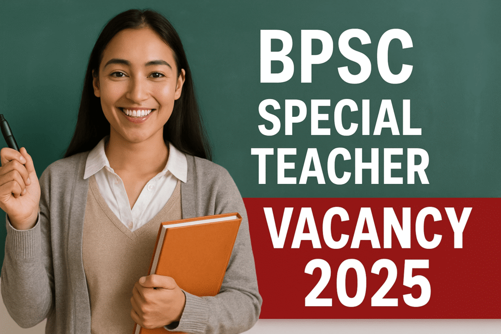 BPSC Special Teacher Vacancy 2025