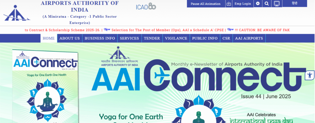 AAI Senior Assistant Vacancy 2025